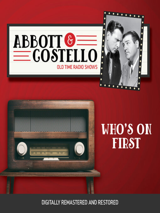 Title details for Abbott and Costello by Bud Abbott - Wait list